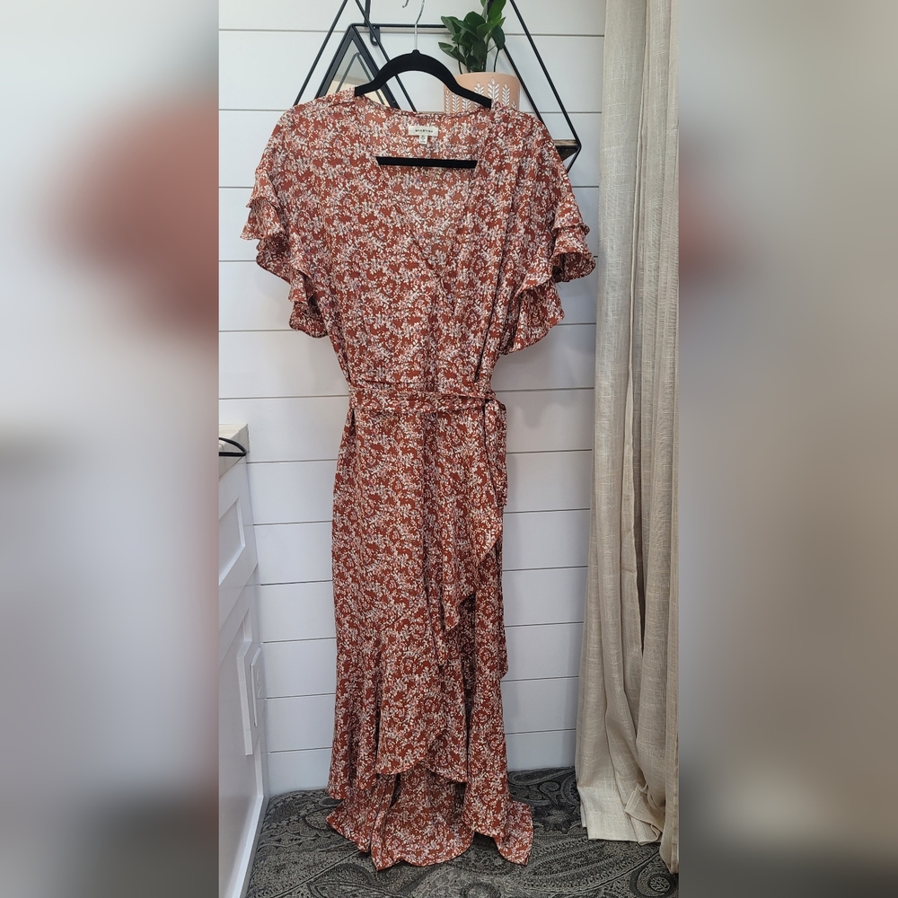 Like New Max Studio True Wrap dress XL